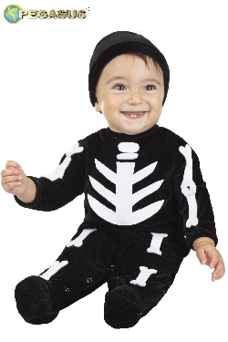 PICCOLO SCHELETRO NEONATO DI HALLOWEEN